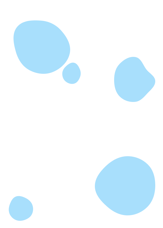 sky blue blob
